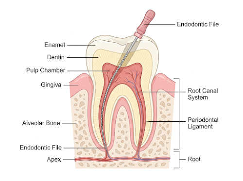 根管治療イラスト